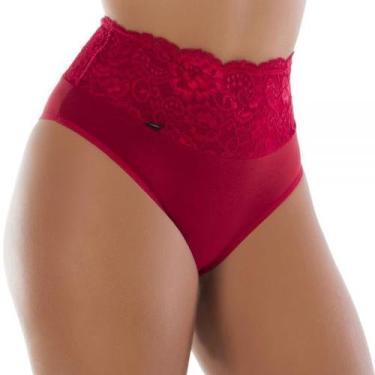 Imagem de Calçola de Algodão Egípcio com Barra Renda Forrada e Cavada nas Costas