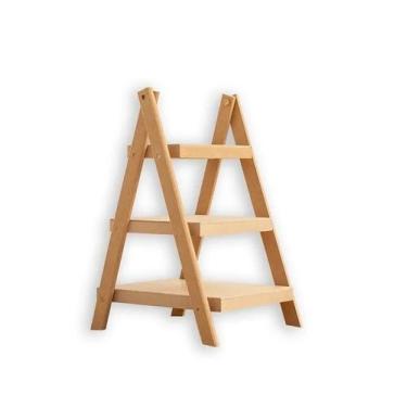 Imagem de Escadinha Decoração Festa Mdf Cru Porta Docinhos Mesa - Luma Decor