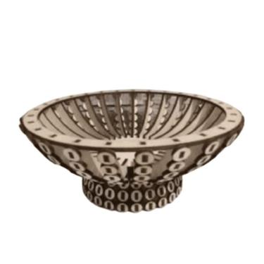 Imagem de Cesta De Fruta Corte à Laser Em Mdf