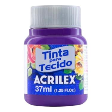 Imagem de Tinta Para Tecido Fosca Acrilex 37ml 1 Unidade Artesanato Fixação Frio Alta Cobertura – Fixação a Frio e Alta Cobertura Com Acabamento Fosco, Este Kit É A Escolha Perfeita Para Quem Busca Qualidade (Violeta Cobalto 540)