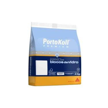 Imagem de Argamassa Especial Portokoll Super Glass para Bloco de Vidro Branca 4k
