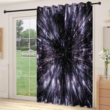 Imagem de Divisória divisória de parede Galaxy Room, Speed of Life Space Travel Galaxy Universe Science Fiction Future, cortinas largas isoladas/cortinas de quarto (painel único), L 236 x C 236 centímetros
