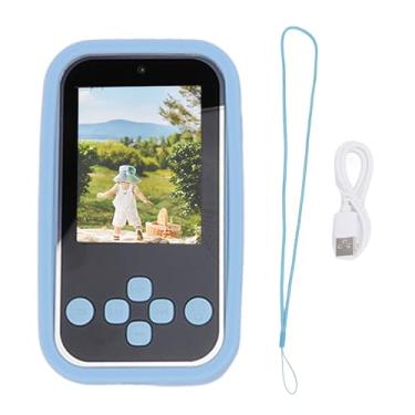 Imagem de Câmera digital de 96MP 2,4 polegadas Multifuncional de alta definição 1920x1080 Lente dupla Câmera digital MP3 Music Player Livros eletrônicos (Azul)