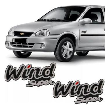 Imagem de Par Adesivo Corsa Wind Super Resinado Ws011 Cor Preto - SPTS