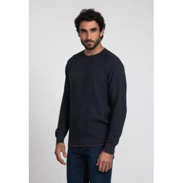 Imagem de Suéter Docthos Slim 1 Cabo Texturizado, 007 marinho, P