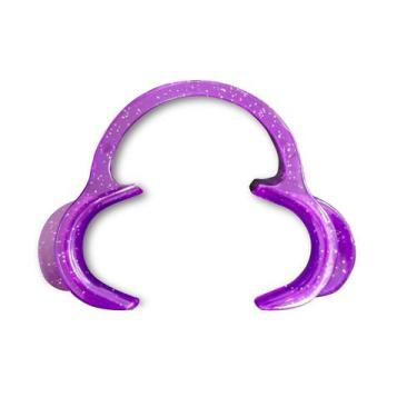 Imagem de Afastador labial expandex c/ glitter com 2 - lysanda, Violeta escuro