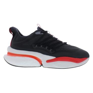 Imagem de adidas Alphaboost V1 Tênis de corrida masculino, Carbono/vermelho brilhante/cinza/preto central, 45