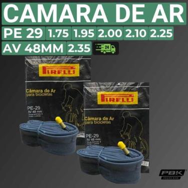 Imagem de Camara de Ar Pirelli Mtb Aro 29 X 1.75 a 2.35 Schrader 48 mm
