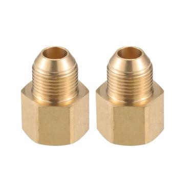 Imagem de VekAuto Conector de lavadora de pressão, M18 x 1,5 para G3/20.3 cm adaptador macho e fêmea conector de mangueira de parafuso de latão universal para lavadora de pressão conexão rápida latão tom cobre