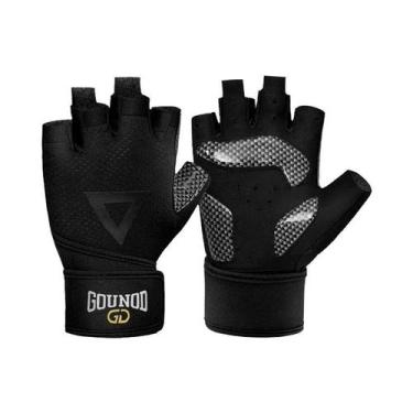 Imagem de Luvas De Musculação Respiráveis E Antiderrapantes Com Suporte De Pulso