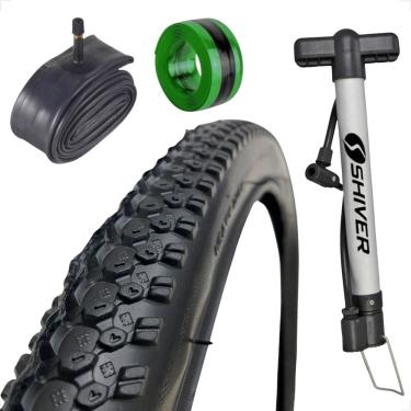 Imagem de Pneu Bike Bicicleta Mtb Shiver Scorpion Excess Aro 26 x 1.95 banda leve + Camara + bomba e fita