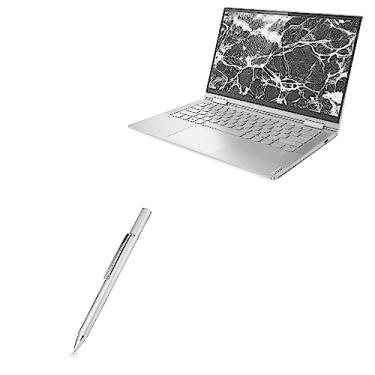 Imagem de BoxWave Caneta Stylus compatível com Lenovo Yoga C740 (35.6 cm) - caneta Stylus capacitiva FineTouch, caneta Stylus super precisa - prata metálica