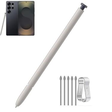 Imagem de Caneta de reposição S25 Ultra Stylus para Samsung Galaxy S25 Ultra 5G, todas as versões, caneta sensível ao toque + pontas/pontas (titânio JetBlack)