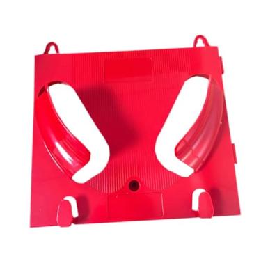 Imagem de FytStycale Organizador de Suporte para Capacete Montado, Prateleira Suspensa Resistente para Capacetes de Segurança, Suporte para Chapéu E Capacete para Sala de, Vermelho, Tamanho real