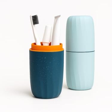 Imagem de Porta Escova de Dentes com 3 Divisórias 20 cm x 5 cm ROSA