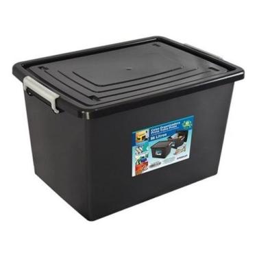 Imagem de Caixa Organizadora Multiuso Plástica 56 Litros Resistente - NoBrand