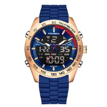 Imagem de Relógio Masculino Digital com Duplo Display Luminoso Design Esportivo Impermeavel