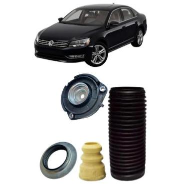 Imagem de Kit Coxim Batente Amortecedor Dianteiro Passat Tsi 12/... - Solupe Par
