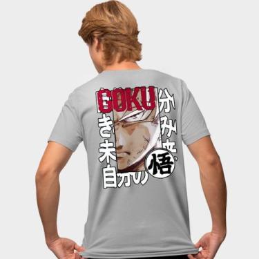 Imagem de Camisa Camiseta Genuine Grit Masculina Estampada Algodão 30.1 Goku Dra