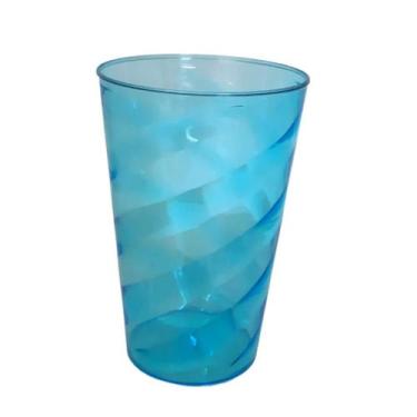 Imagem de 5 Copos Twister Cristal Colorido 400ml Festa P/ Transfer - M&Ca Plásti