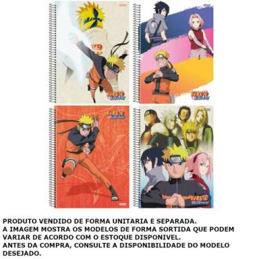 Imagem de Caderno 10x1 naruto 160 folhas - sao domingos