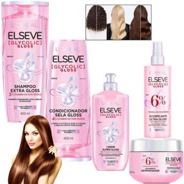 Imagem de Kit Elsve Glycolic Ultra Gloss Antiporosidade Glicololico - L'oreal Pa