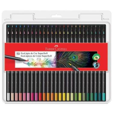 Imagem de Ecolápis de Cor Supersoft 50 Cores - Faber-Castell