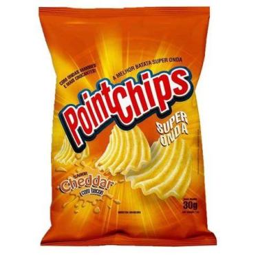 Imagem de Chips Batata Cheddar Com 24 unidades - Point Chips