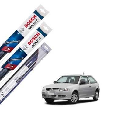 Imagem de Kit Limpador Parabrisa Dianteira E Traseira Gol G3 2005 2006 - Bosch