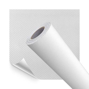 Imagem de Kit 2 Papel de Parede Adesivo Lavavel Texturizado Diamante Branco - Op