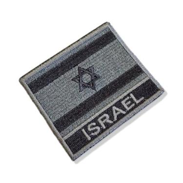 Imagem de BP0009N-002 Bandeira Israel Patch Bordado 7,5x6,3cm - BR44