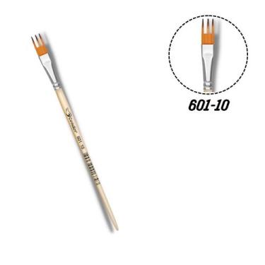 Imagem de Pincel Condor 601-10 Garfo Chato Sintético Cabo Curto, CREME