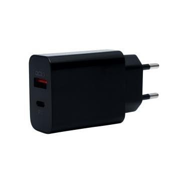 Imagem de Carregador Rápido Preto / Fonte Turbo Bivolt com Cabo USB-C Incluso