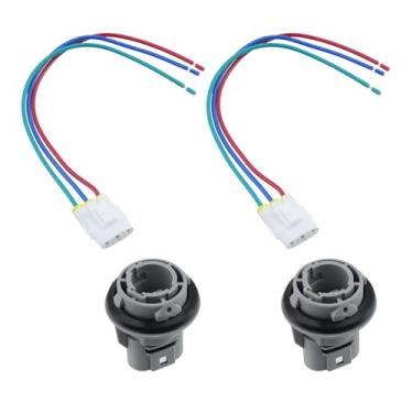 Imagem de Risbay Soquete de luz de seta frontal com chicote de fiação fêmea plugue de montagem de pigtail substitui OE 33302-SR3-A01 para Honda Accord 2/4 DR 1998-2012, para Honda Accord Hybrid 2005-2007, 1