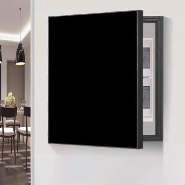 Imagem de Armário De Tampa De Caixa De Fusíveis 12 "/ 14" / 16 "/ 18" / 20 "/ 24" Tampas De Painel De Disjuntor, Armário De Cobertura De Painel Elétrico Preto, Black, 35 x 45cm (13 3/4" x 17 3/4")