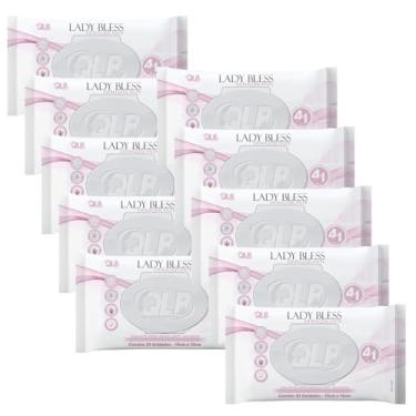 Imagem de Genérico, Kit 10 Pacotes Toalhas De Limpeza Demaquilante Lady Bless Lenço Umedecido Removedor de Maquiagem