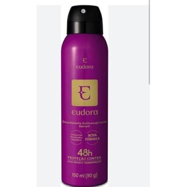 Imagem de DESODORANTE ANTITRANSPIRANTE AEROSSOL EUDORA ROXO 150ML