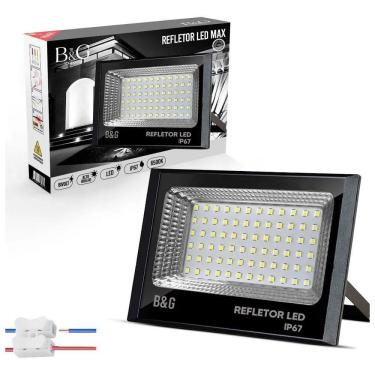 Imagem de 2X Refletor Led U100 Holofote 100W Ip67 Prova Dagua Cor Da