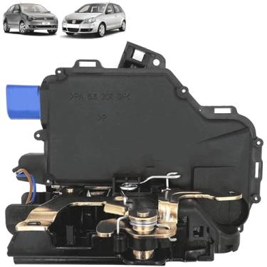 Imagem de Fechadura Elétrica Porta Traseira Esquerda Polo Hatch/Sedan 2003 2004 2005 2006 2007 2008 2009 2010 2011 2012 2013 2014