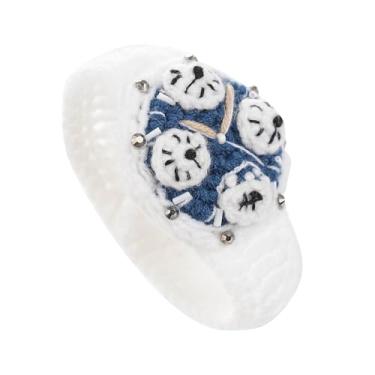 Imagem de Brinquedo de pelúcia feito à mão com pulseira de crochê – Enfeite de malha estilo relógio, linda pulseira de fio para aniversário, Natal, Dia dos Namorados ou presente de feriado – Presente exclusivo