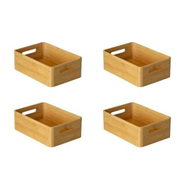Imagem de CAIXA ORGANIZADORA DE BAMBU C/ALÇA