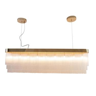 Imagem de PENDENTE ESPINO TRANSPARENTE/DOURADO 9XG9 MAX 25W