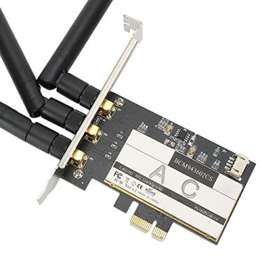 Imagem de XUXHOU Card PCI e Wi -Fi WIFI Wireless WLAN Com Antena, 4.0 802.11ac Adaptador de Alta Velocidade para PC, Sem Driver para Win10/OS X, Adequado para Dispositivos IOS/OS X