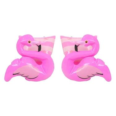Imagem de Boia De Braco Inflavel Flamingo / Unicornio 23X15Cm Na Caixa