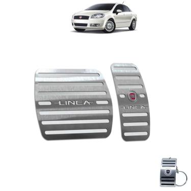 Imagem de Pedaleira Automático Fiat Linea 2009 A 2016 Prata