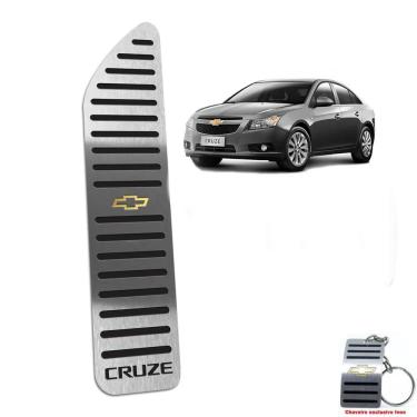 Imagem de Descanso De Pé Em Aço Inox Chevrolet Cruze 2012 a 2016 Preto