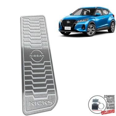 Imagem de Descanso De Pé Aço Inox Nissan Kicks 2022 / Prata