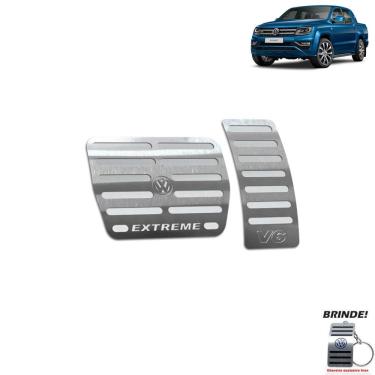 Imagem de Pedaleira Automático Amarok V6 Extreme 2018 a 2021 Prata