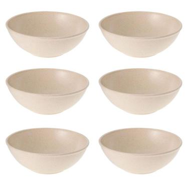 Imagem de 6Un Tigela Bowl 700Ml Salada Petiscos Bege