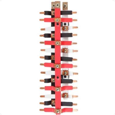 Imagem de Barramento Central Trifásico Isolado Padrão Cemar 100A para 28 Circuit